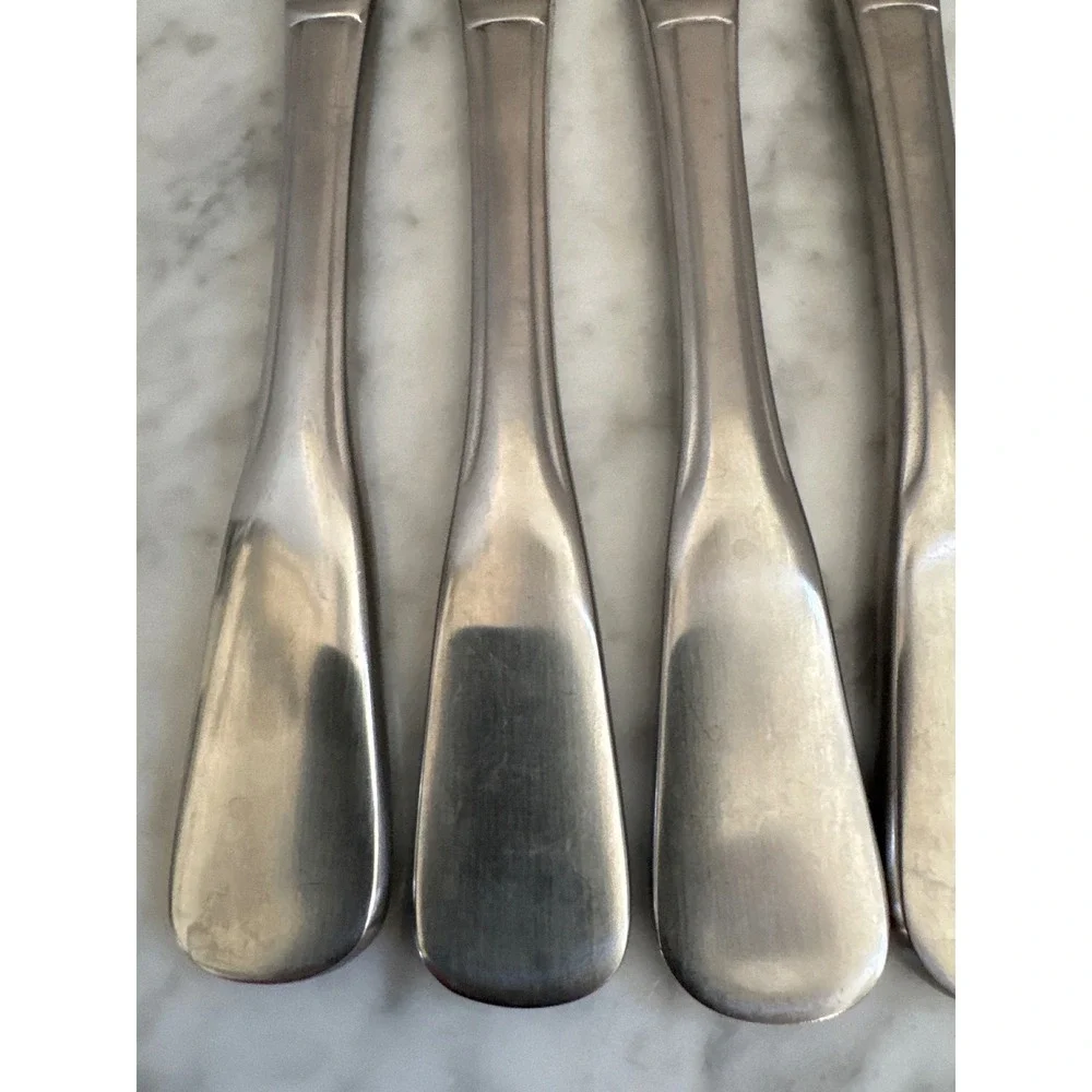 Oneida Minuteman Colonial Boston‎ Stainless Dinner Knives Set of 7 VTG Flatware